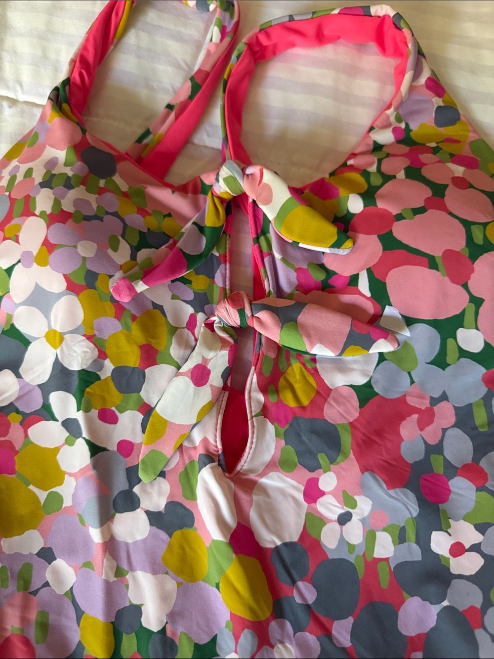 Kate Spade Multi Floral One-Piece Swimsuit NWOT - Picture 2 of 5